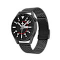 Miniatyrbillede 2 af 5: Smartwatch med Multi-sportstilstand, Split Screen-display, Hurtig Widget og Massager Silver brown leather