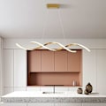 Miniatyrbillede 1 af 5: Led Pendellampe Lineær 90cm Justerbar Dæmpbar