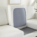 Miniatyrbild 1 av 5: Ren Färg Tjock Elastisk Soffaöverdrag Modern Minimalistisk Soffa White