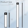 Miniatyrbillede 2 af 5: LED Natlys Bevægelsessensor USB Genopladelig Køkkenskab