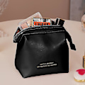 Miniatyrbillede 4 af 5: Matte Skalsformet Makeuptaske med Skjult Lomme i PU Materiale