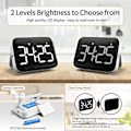 Miniatyrbillede 2 af 5: Køkken Timer Med Stor LED-Skærm Digital Timer Magnetisk Nedtælling Tidsmåler
