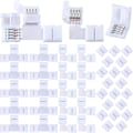 Miniatyrbilde 1 av 5: 40 stk LED lyslistkoblinger 10 mm loddefrie hvite