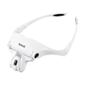 Miniatyrbillede 5 af 5: 9892b1 Forstørrelsesglas 5 Linser Pandebånd 2LED Hovedlamper