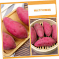 Miniatyrbild 8 av 8: Skummaterial Falsk Sötpotatis Realistisk Simulering för Dekorativ Grönsaksutställning