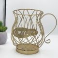 Miniatyrbillede 3 af 5: Hullet Opbevaringskurv til Kaffe Kapsler