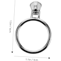 Miniatyrbilde 6 av 8: Glidelås Slider Erstatninger 3stk Sink Legering Glidelåsring for Rask Reparasjon DIY