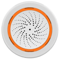 Miniatyrbillede 1 af 5: ZigBee NEO 90DB Lyd- og Lyssensor Tuya Smart Life Indbygget Sirenealarm Sensor