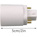Pikkukuva 3 / 5: LED-valaisimen sovitin GX24Q-E27 Lampunpidike Pistorasia Muunnin 4-napainen Pistorasia Muunnin Lampunpidike