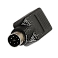 Miniatyrbillede 3 af 4: 2 stk. USB til PS2 PS/2 Port Adapter Konverter til Mus Tastatur PC Sort