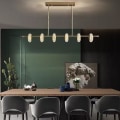 Miniatyrbillede 5 af 5: 97cm Premium Pendellampe Krystal Guld Ring Ø-lampe Luksus