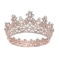 Rosegull Krone Kake Topper Rhinestone Prinsesse Tiara For Kvinner Og Jenter Krone Dekorasjon