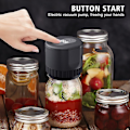 Miniatyrbillede 3 af 5: Elektrisk Mason Jar Forseglingsapparat - Vakuumforsegler Sæt
