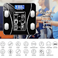 Miniatyrbild 4 av 4: Polaoyi Smart Elektronisk Kroppsfettvåg Badrumsvåg LED App Sammansättningsanalys Bluetooth-anslutning Color Negro
