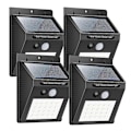 Miniatyrbild 1 av 5: Solcellslampor för utomhusvägg, 2-pack, 3 lägen, LED-solceller