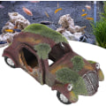 Miniatyrbilde 5 av 5: Akvariumdekorasjon Flocking Bil Fiskegjemmested Hule Resin