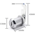 Miniatyrbillede 2 af 3: 5 stk. Postkasse Låsecylinder Sikkerhedsskuffe Lås 30mm