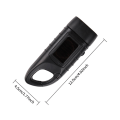 Miniatyrbillede 2 af 5: Nødblysflash, Led-lommelygte, Solgenerator, Genopladelig Lommelygte, Camping Udendørs Lommelygte black