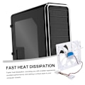 Miniatyrbillede 6 af 8: Effektiv Varmeafledning 12cm CPU Køleventilator LED Ventilator Radiator