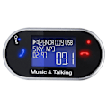 Miniatyrbillede 3 af 5: Sort Bluetooth Bilkit Radioadapter Håndfri FM