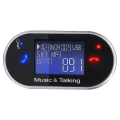 Pikkukuva 3 / 5: Musta Bluetooth-auton soittimen sovitin handsfree FM
