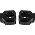 Miniatyrbilde 3 av 4: Motorsykkel Styre Klemme Aluminium Holdbar Løfte Bar Klemme Universal Trykk Kode Variabel Styre (svart) (2 stk)
