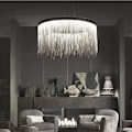 Miniatyrbillede 2 af 5: 1-lys 50 cm LED Pendellampe Design Chandelier Guld
