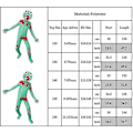 Miniatyrbillede 5 af 5: Regnbue Bodystocking Fancy Up Jumpsuit Børne Sceneforestilling Kostume 7-8 Years