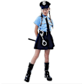 Miniatyrbillede 1 af 5: Pige Uniform Kostume Enkelt Stykke Fancy 3-4 Years