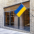 Pikkukuva 2 / 3: Ukrainan lippu Ulko- ja sisätilojen koristelu Polyesteri