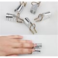 Miniatyrbild 3 av 5: Praktiska Nagelförlängningstips Aluminiumformguide Återanvändbar Formguide Bärbar Akryl Fransk Nagelkonstformer