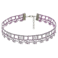 Miniatyrbillede 4 af 4: 15 stk. Choker Halskæde Sæt Stræk Fløjl Klassisk Gothic Tattoo Blonder Choker