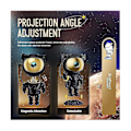 Miniatyrbillede 2 af 4: Stjerneprojektor Galaxy Natlampe - Astronaut Rumprojektor, Stjerneklar Loftlampe Med Timer Fjernbetjening