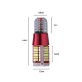 Pikkukuva 5 / 5: Auton LED-lamput Sisävalot Parkkivalot Kupu Lukulamput Xenon-korvaavat (2 kpl, Punainen)