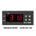 Miniatyrbillede 1 af 5: Digital Temperaturregulator Termostat To Relæudgange