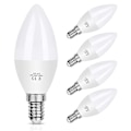 Pikkukuva 1 / 5: 10 kpl 6W Kynttiläkandelabri LED-lamppu 600lm E14