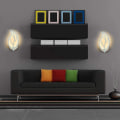 Miniatyrbillede 4 af 5: Bladformet LED Vægslampe - Moderne Design I Metal Og Akryl - Soveværelse, Gang, Stue (1 Stykke Hvid Varmt Lys)