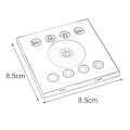 Miniatyrbilde 5 av 5: 12-24v RGB Full Farge Dimmer Berøringspanel Kontroller Stripe