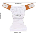 Miniatyrbilde 5 av 5: Voksen Bleier Voksen Svømmebleier Vanntette Vaskbare Gjenbrukbare Voksen Bleier Lommebleier Voksen Bleier (Bleie Kaffe Farge) Diaper Pink