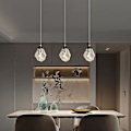 Pikkukuva 4 / 5: LED-riipusvalaisin Kristalli Keittiösaarelle 10cm Lyhtydesign