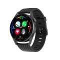 Miniatyrbillede 3 af 5: Smartwatch med Multi-sportstilstand, Split Screen-display, Hurtig Widget og Massager Black leather