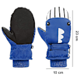 Miniatyrbilde 5 av 5: 1 Par Barnas Vinterhansker Småbarnsvotter For Ski Gutter Snø Jenter Vanntett Varmt Fleece