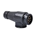 Miniatyrbilde 1 av 5: 12V 13-polet Tilhengerpluggadapter Plast 13-polet Tilhenger Elektrisk Kobling Ledningskobling Adapter