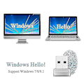 Miniatyrbillede 3 af 5: Mini USB Bærbar Fingeraftrykslæser Touch Sikkerhed til PC Computer Windows 10