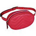 Miniatyrbild 1 av 4: Midjeväska Vattentät PU-Läder Bältesväska Crossbody Bumbag För Fest