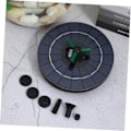 Pikkukuva 8 / 8: Aurinkolähdepumppu 4W Paneeli LED-valot Automaattinen Sammutus Monipäinen Puutarha-altaalle Piha 18cm