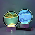 Miniatyrbillede 3 af 5: 3D Bevægelig Sandkunst Timeglas LED Bordlampe