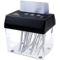Miniatyrbillede 1 af 5: Skrivebords A5 A4 Foldet Papir Strimlings-skærer USB Shredder Hjem