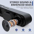 Miniatyrbillede 2 af 4: 350ts Audio Computer Lyd, Desktop Højttaler Notebook, Husholdningsbånd Højttaler Ledningsført Indflydelse Subwoofer