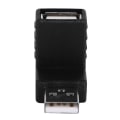 Miniatyrbillede 5 af 5: USB 2.0 Han til Hun 90 Graders Vinklet Adapter Stik